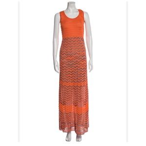 EUC Missoni orange chevron maxi